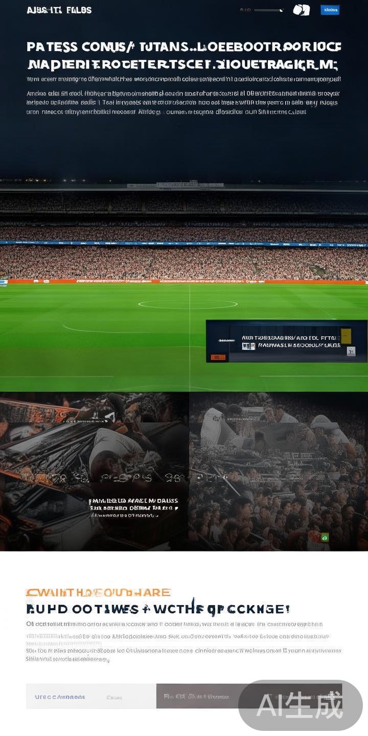 以某知名足球直播合作案例为例，用户在首页页面便能快